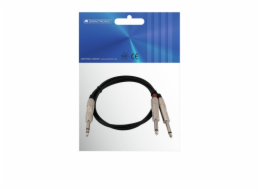 Kabel AK-30 Jack 6,3 stereo - 2x Jack 6,3 mono, 3 m