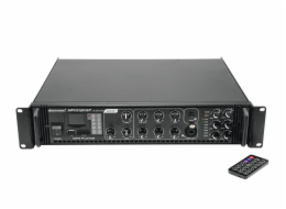 Omnitronic&nbsp;MPVZ-120.6P,&nbsp;100V&nbsp;6-zónový&nbsp;mixážní&nbsp;zesilovač,&nbsp;120W,&nbsp;MP3