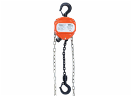 Eurolite řetězový zdvihák 6m/1000kg, oranžový