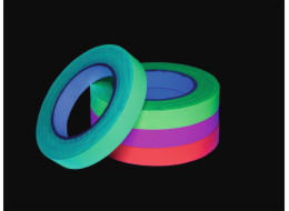 Gaffa páska 19mm x 25m neonově oranžová, UV aktivní