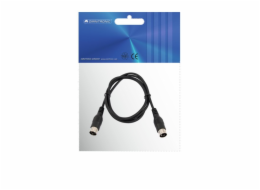 Kabel DC-60 2x 5-pólový DIN samec, 6 m