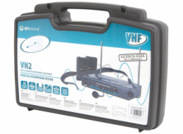QTX VN2, 2-kanálový bezdrátový mikrofonní set 173,8 MHz / 174,8 MHz