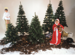 Umělý vánoční stromek Jedle, 240 cm