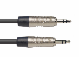 Stagg NAC3MPSR, propojovací kabel Jack 3,5mm stereo, 3m