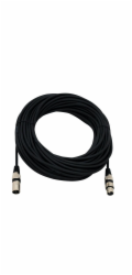 Kabel MC-250 XLR samec - XLR samice, černý, 25m