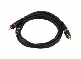 Kabel CC-03, propojovací kabel 2x 2 RCA zástrčka HighEnd, 30cm