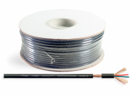Stagg ROLL M60/2 BKH mikrofonní kabel, černý, 100 m cívka