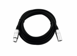 Kabel MC-75 XLR samec/samice, symetrický, černý, 7,5m