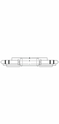 Patchcord kabel Jack 6,3 stereo 6ks, 90cm