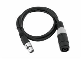 OMNITRONIC Adaptační kabel Reproduktor(F)/XLR(F) 1m bk