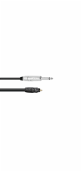 Kabel AC-09 RCA - Jack 6,3 mono, 0,9 m