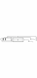 Kabel KV-30 2x Jack 3,5 stereo, samec/samice 3 m