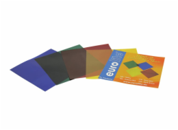 Eurolite sada čtyř barevných filtrů 19x19 cm