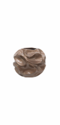 Bubble designový květináč 35cm, hnědý