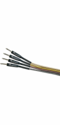 Dimavery nástrojový kabel Jack - Jack, 3m, černo-stříbrný