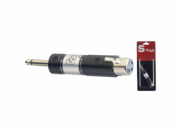 Stagg AC-HIGH/1H, adaptér XLR symetrický - Jack 6,3 mono