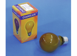 Omnilux A19 230V/25W E-27, žlutá