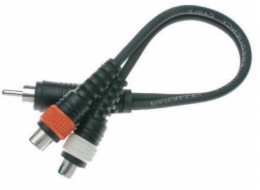 Stagg YC-0,1/1C2CFH, redukce 1x Cinch samec – 2x Cinch samice