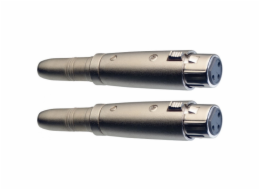 Stagg AC-XFPFH, redukce, Jack 6,3 mm zásuvka stereo - XLR zásuvka