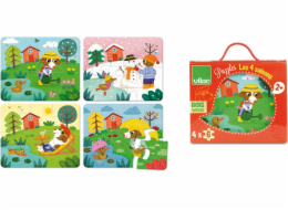 Vilac Dřevěné puzzle 4 období