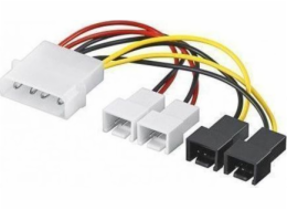 Adapter 4P-2x 3P 12Volt, 2x 3P 5Volt
