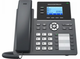 Grandstream GRP2604P/ VoIP telefon/ 2,48" podsvícený grafický display/ 6x SIP/ 2x LAN/ PoE/ GDMS