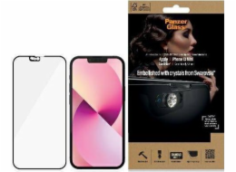 PanzerGlass  E2E Microfracture iPhone 13 Mini 5.4 CamSlider Swarovsky Case Friendly AntiBacterial black/black 2750