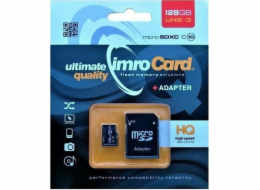 IMRO MICROSDXC 10/128GB UHS-3 ADP Memory card Class 10