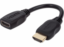 Kabel Manhattan HDMI - HDMI 0.2m czarny (354523)