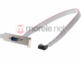 DeLOCK slot deska Low Profile 1x sériový, kryt slotu