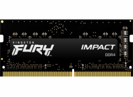 Kingston FURY Impact/SO-DIMM DDR4/16GB/2666MHz/CL16/1x16GB/Black