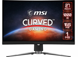 MSI Gaming monitor MPG ARTYMIS 273CQR, 27" zakřivený /2560 x 1440 (WQHD)/VA LED, 165Hz/1ms/3000:1/550cd / m2/ 2xHDMI/DP/USB-C/USB