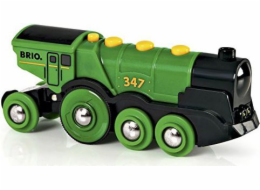 BRIO World Green Gustav bateriová lokomotiva, hračkové vozidlo