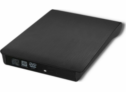 Qoltec 51857 External DVD-RW recorder |USB 3:0|Black