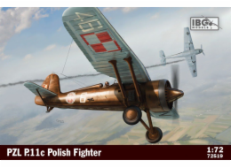 Model do sklejania PZL P.11c Polish Fighter Plane