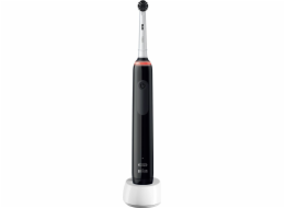 Oral-B Pro 3 3000 PureClean electric toothbrush Adult Oscillating toothbrush Black  White