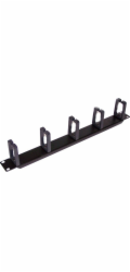 Alantec PK009 cable organizer Wall Cable holder Black 1 pc(s)