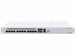 MikroTik Cloud Router Switch CRS312-4C+8XG-RM, 650MHz CPU, 64MB, 1xGLAN, 8x10G, 4x10G Combo, slot, vč. L5
