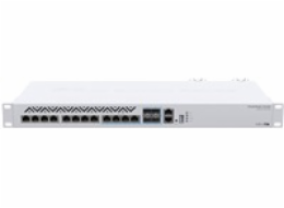 MikroTik Cloud Router Switch CRS312-4C+8XG-RM, 8x Gbit LAN, 4x 10 Gbit LAN/SFP+, USB, SwOS, ROS, L5