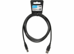iBox IKU2D USB kabel 1,8 m USB 2.0 USB A USB B Černá