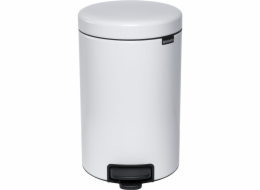 Brabantia Newicon pedálový odpadkový koš 12,0 L bílý