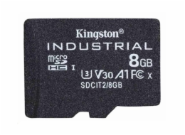 Kingston MicroSDHC karta 8GB Industrial C10 A1 pSLC Card Single Pack