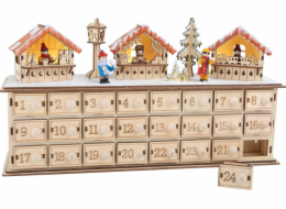 small foot Dřevěný adventní kalendář Vánoční trhy