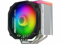 SILENTIUMPC FORTIS 5 ARGB SPC308 CPU cooling PC Fan Radiator 14 cm LED Black  Silver