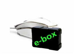 E-Blue Myš MOOD, stříbrná,e-box