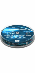 MEDIARANGE DVD+R 8,5GB 8x Dual Layer spindl 10ks Inkjet Printable
