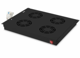 Ventilátorová jednotka Digitus pro variabilní instalaci 483 mm (19), modul ventilátoru