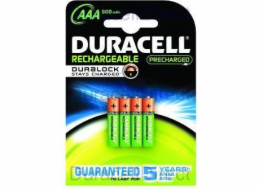 Baterie Duracell AAA / R03 800mAh 4ks.