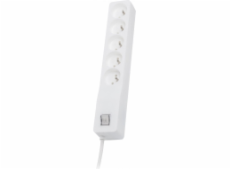 Lestar ZX 510 prodlužovací kabel s ochranou proti přepětí, 5 zásuvek, 3 m, bílá