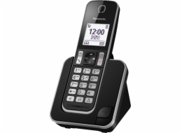 Panasonic KX-TGD310 telephone DECT telephone Caller ID Black  White
